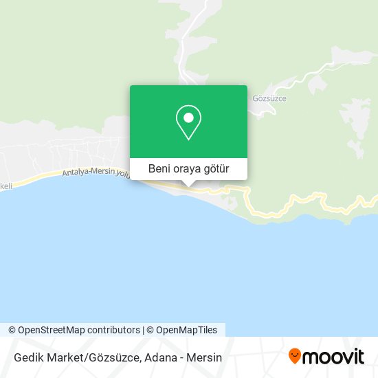 Gedik Market/Gözsüzce harita