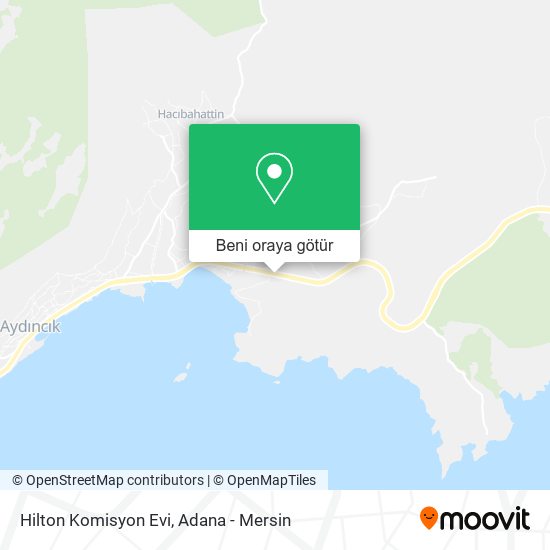 Hilton Komisyon Evi harita