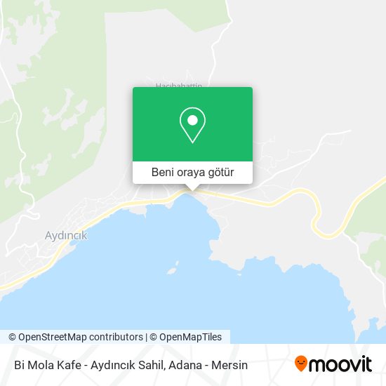 Bi Mola Kafe - Aydıncık Sahil harita