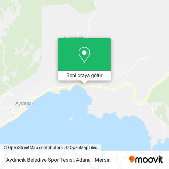 Aydıncık Belediye Spor Tesisi harita