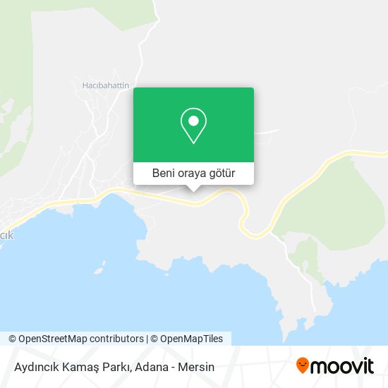 Aydıncık Kamaş Parkı harita