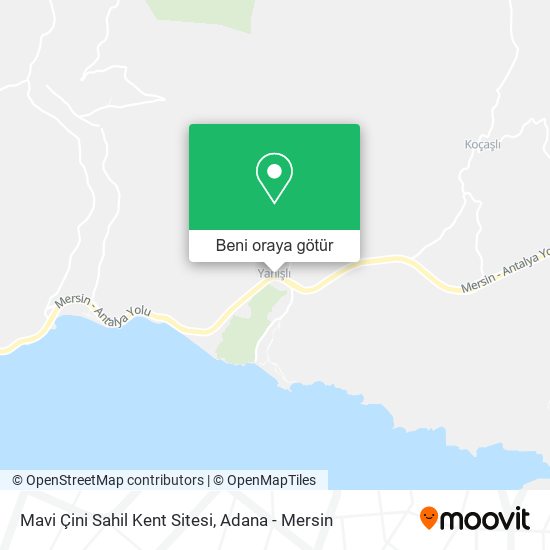 Mavi Çini Sahil Kent Sitesi harita
