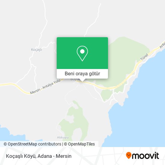 Koçaşlı Köyü harita