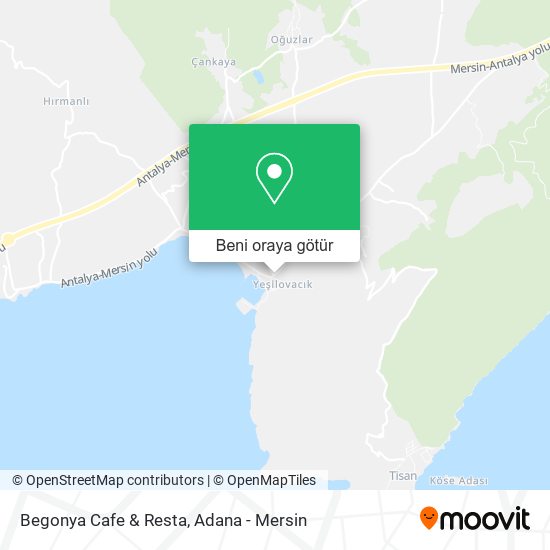 Begonya Cafe & Resta harita