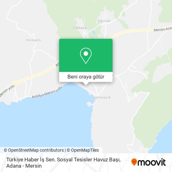 Türkiye Haber İş Sen. Sosyal Tesisler Havuz Başı harita