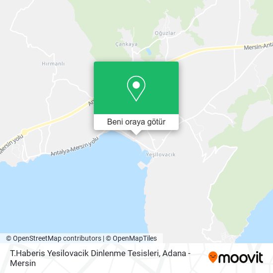 T.Haberis Yesilovacik Dinlenme Tesisleri harita