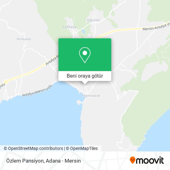 Özlem Pansiyon harita