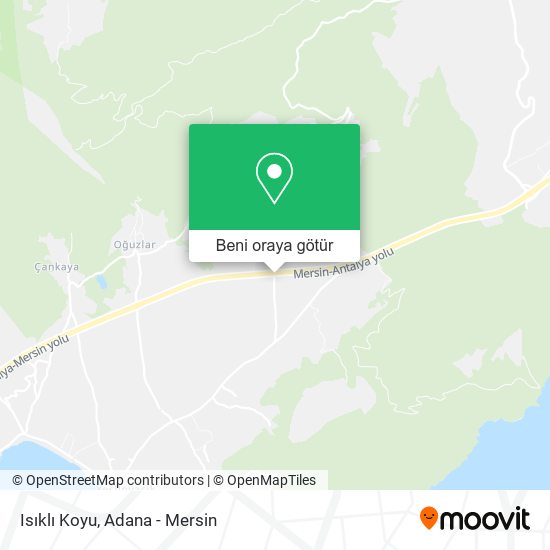Isıklı Koyu harita