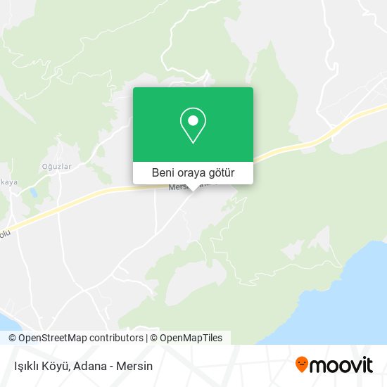 Işıklı Köyü harita
