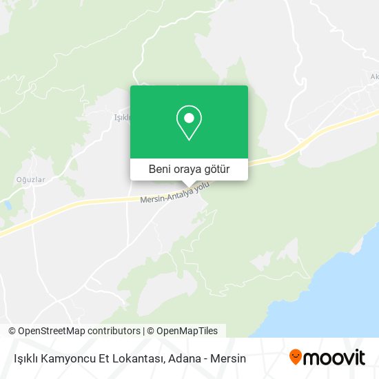Işıklı Kamyoncu Et Lokantası harita