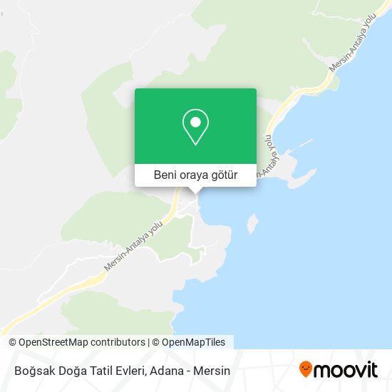 Boğsak Doğa Tatil Evleri harita