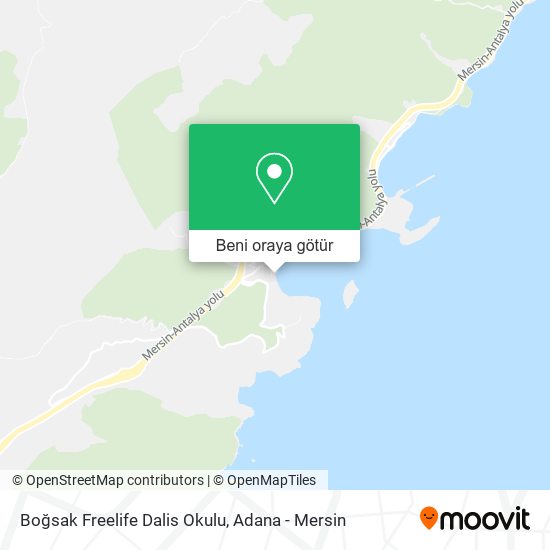 Boğsak Freelife Dalis Okulu harita