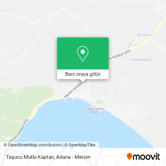 Taşucu Mutlu Kaptan harita
