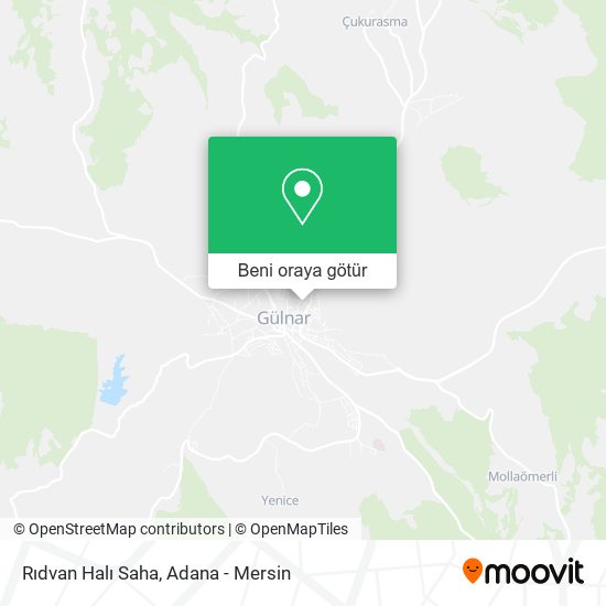 Rıdvan Halı Saha harita