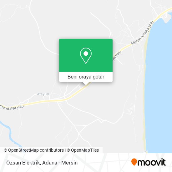 Özsan Elektrik harita