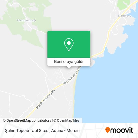 Şahin Tepesi Tatil Sitesi harita