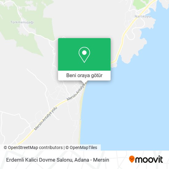 Erdemli Kalici Dovme Salonu harita