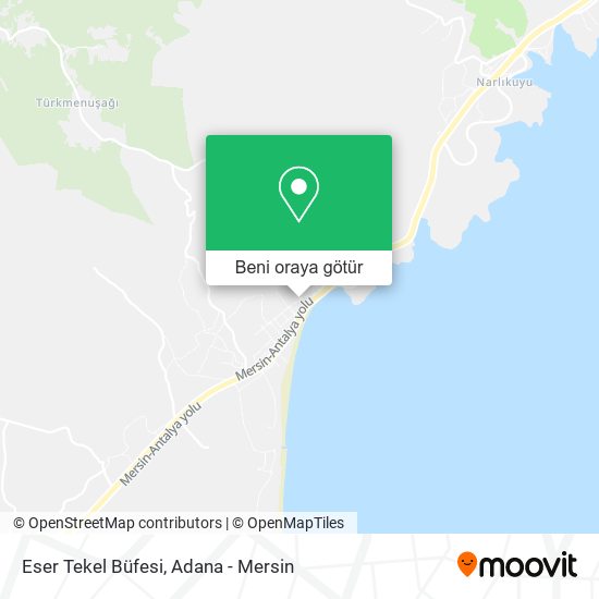 Eser Tekel Büfesi harita
