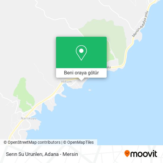 Serın Su Urunlerı harita