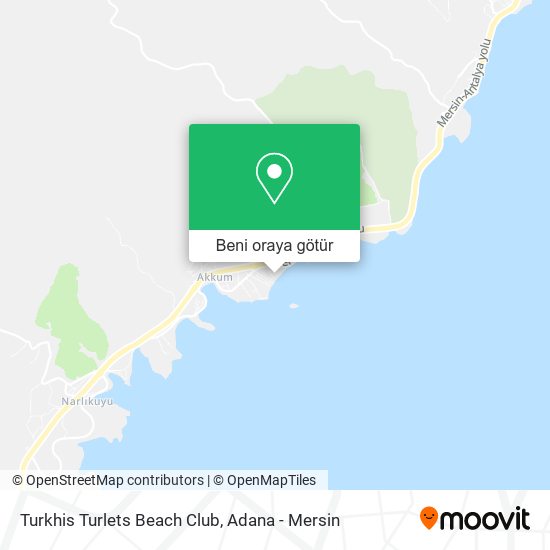 Turkhis Turlets Beach Club harita