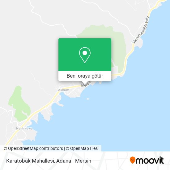 Karatobak Mahallesi harita