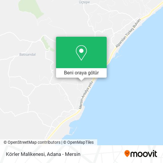 Körler Malikenesi harita