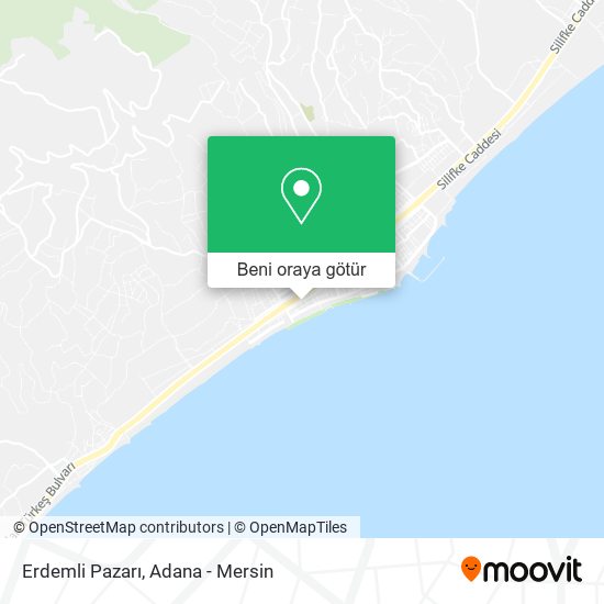 Erdemli Pazarı harita