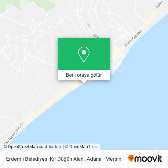 Erdemli Belediyesi Kır Düğün Alanı harita