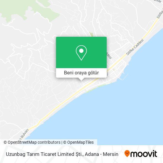 Uzunbag Tarım Ticaret Limited Şti. harita