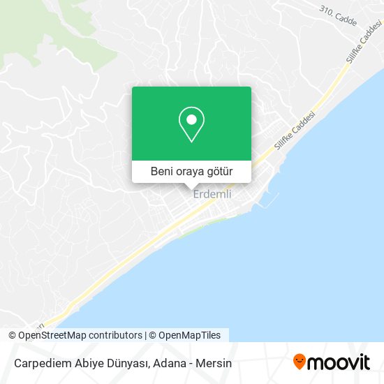 Carpediem Abiye Dünyası harita