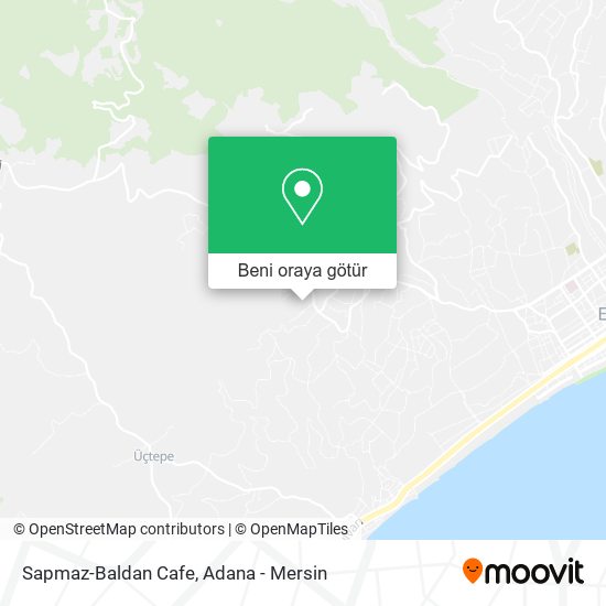 Sapmaz-Baldan Cafe harita
