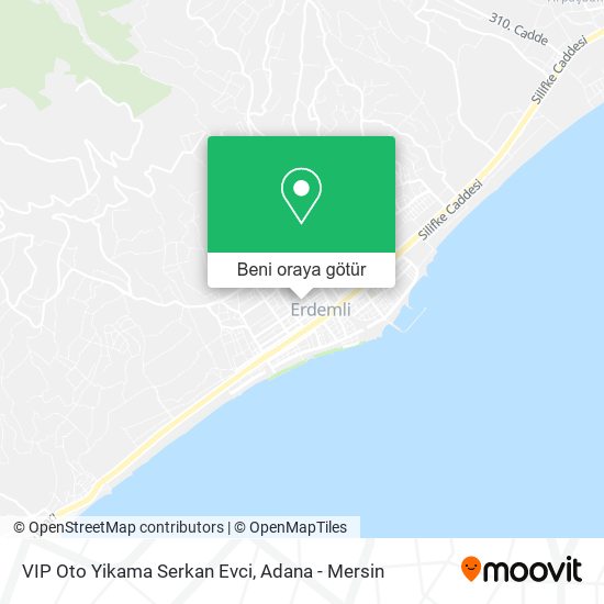 VIP Oto Yikama Serkan Evci harita
