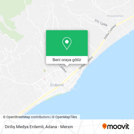 Diriliş Medya Erdemli harita