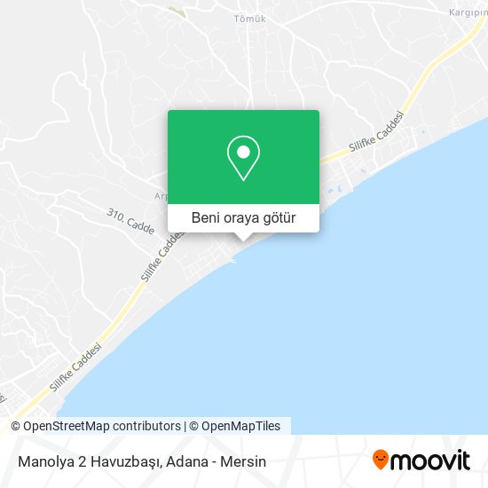 Manolya 2 Havuzbaşı harita