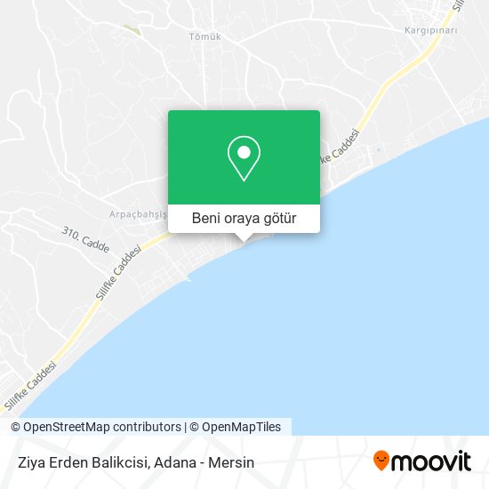 Ziya Erden Balikcisi harita