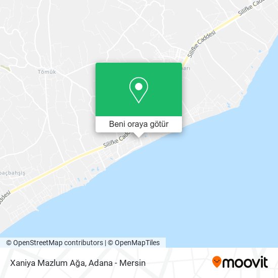 Xaniya Mazlum Ağa harita