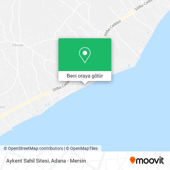 Aykent Sahil Sitesi harita