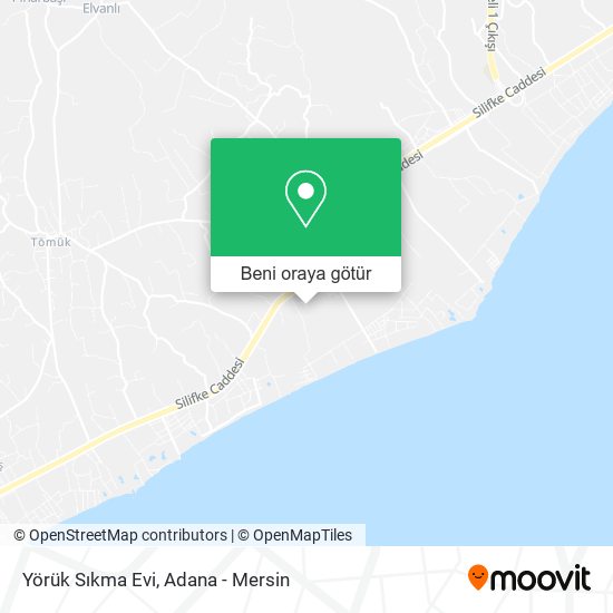 Yörük Sıkma Evi harita