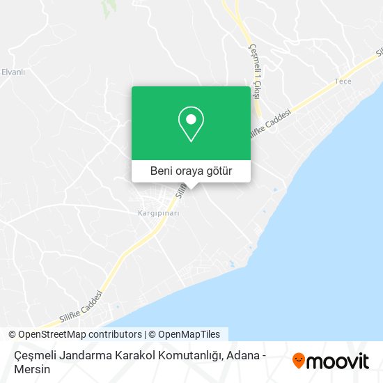 Çeşmeli Jandarma Karakol Komutanlığı harita