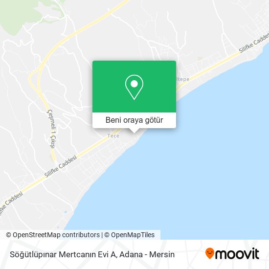 Söğütlüpınar Mertcanın Evi A harita
