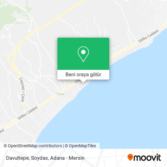 Davultepe, Soydas harita