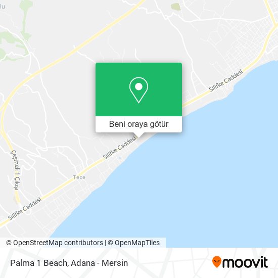Palma 1 Beach harita