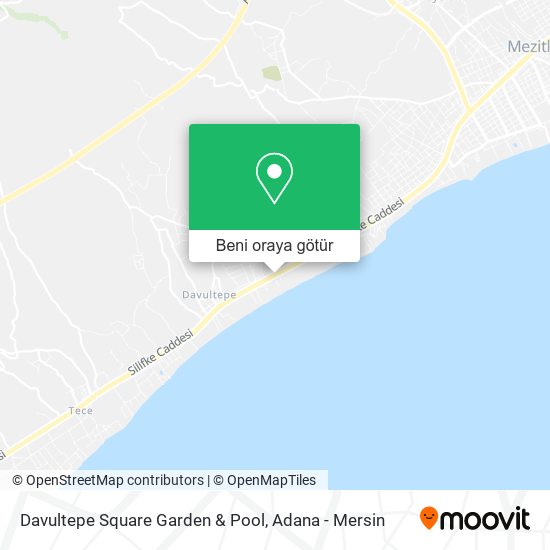 Davultepe Square Garden & Pool harita