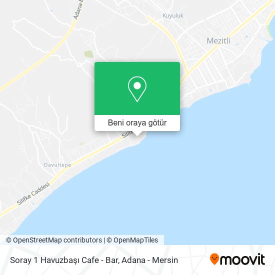 Soray 1 Havuzbaşı Cafe - Bar harita