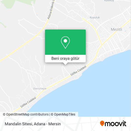 Mandalin Sitesi harita