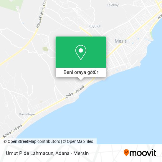 Umut Pıde Lahmacun harita