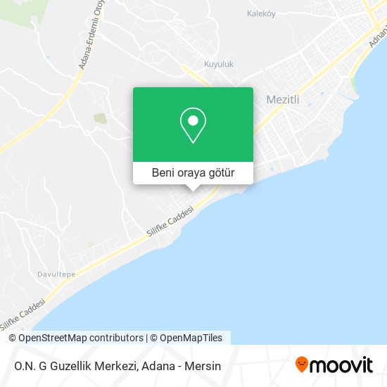 O.N. G Guzellik Merkezi harita