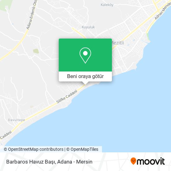 Barbaros Havuz Başı harita