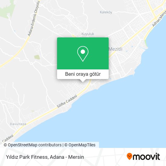 Yıldız Park Fitness harita
