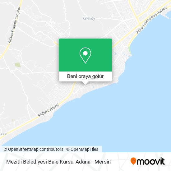 Mezitli Belediyesi Bale Kursu harita